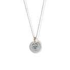 ROUND CHARM IMAGE SILVER NECKLACE - COLLARES GRABADOS - Malandra Jewelry - ESYC5.P