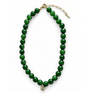 Royal Jade Gaia Necklace - COLLARES - Malandra Jewelry - TC2679