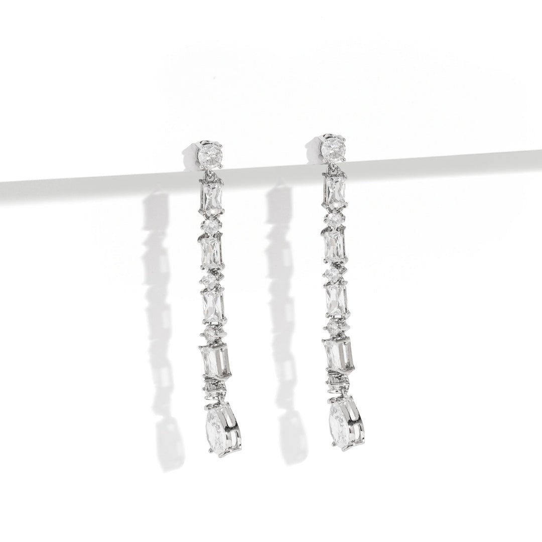 ROYAL LUXE DROP EARRINGS - ARETES - Malandra Jewelry - EZAA70.P-E222
