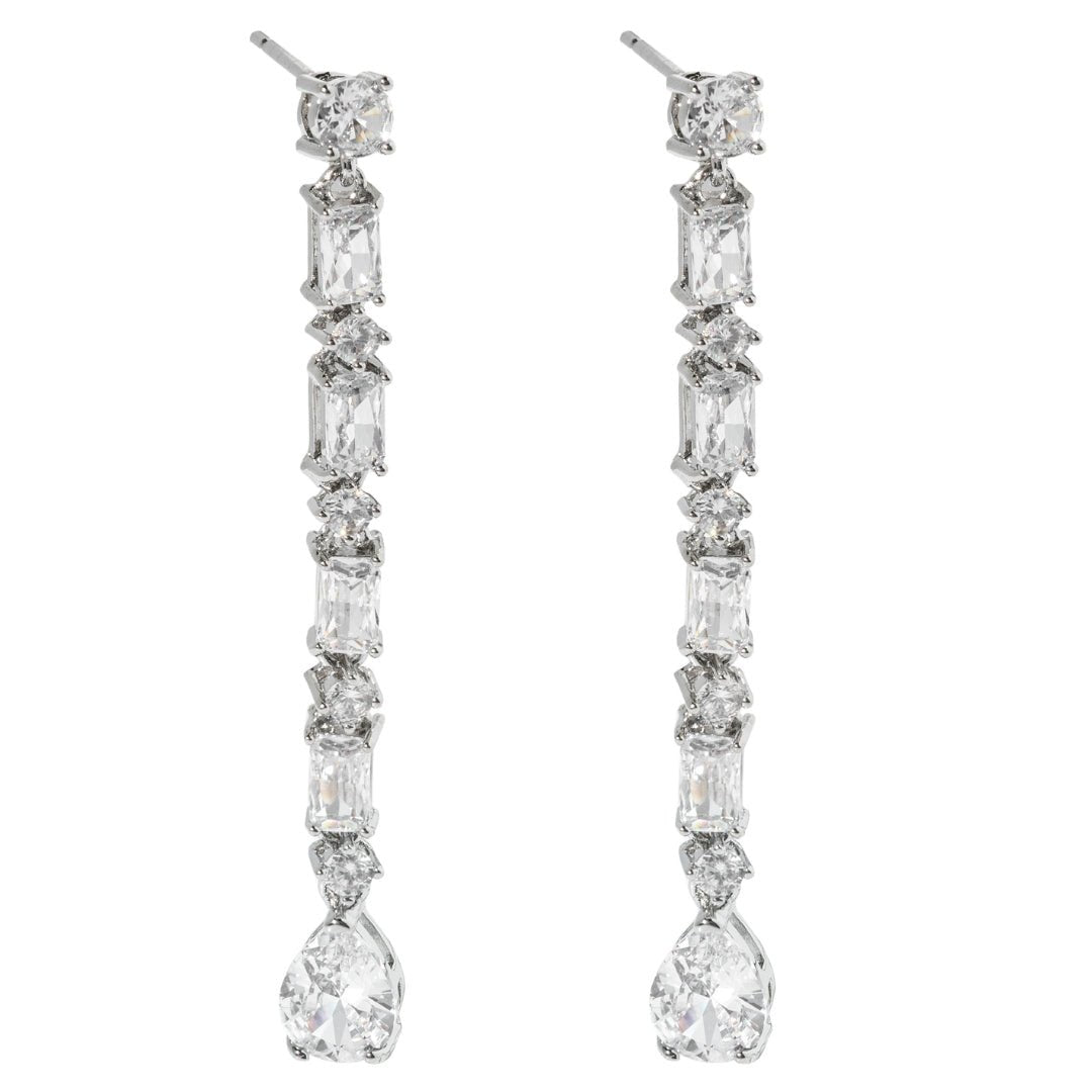 ROYAL LUXE DROP EARRINGS - ARETES - Malandra Jewelry - EZAA70.P-E222
