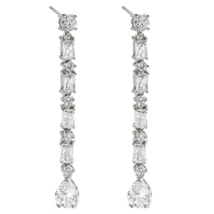 ROYAL LUXE DROP EARRINGS - ARETES - Malandra Jewelry - EZAA70.P-E222