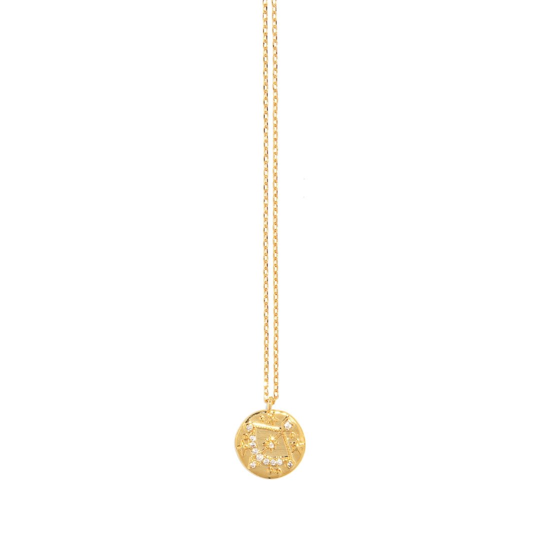 SAGITTARIUS ZODIAC NECKLACE - COLLARES - Malandra Jewelry - XBC131 - BJN01661 SAGGD