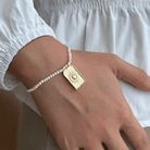SAGRADO CORAZÓN PEARL BRACELET - PULSERAS - Malandra Jewelry - TP2122