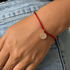 SAINT BENEDICT RED BRACELET - PULSERAS - Malandra Jewelry - TP2512