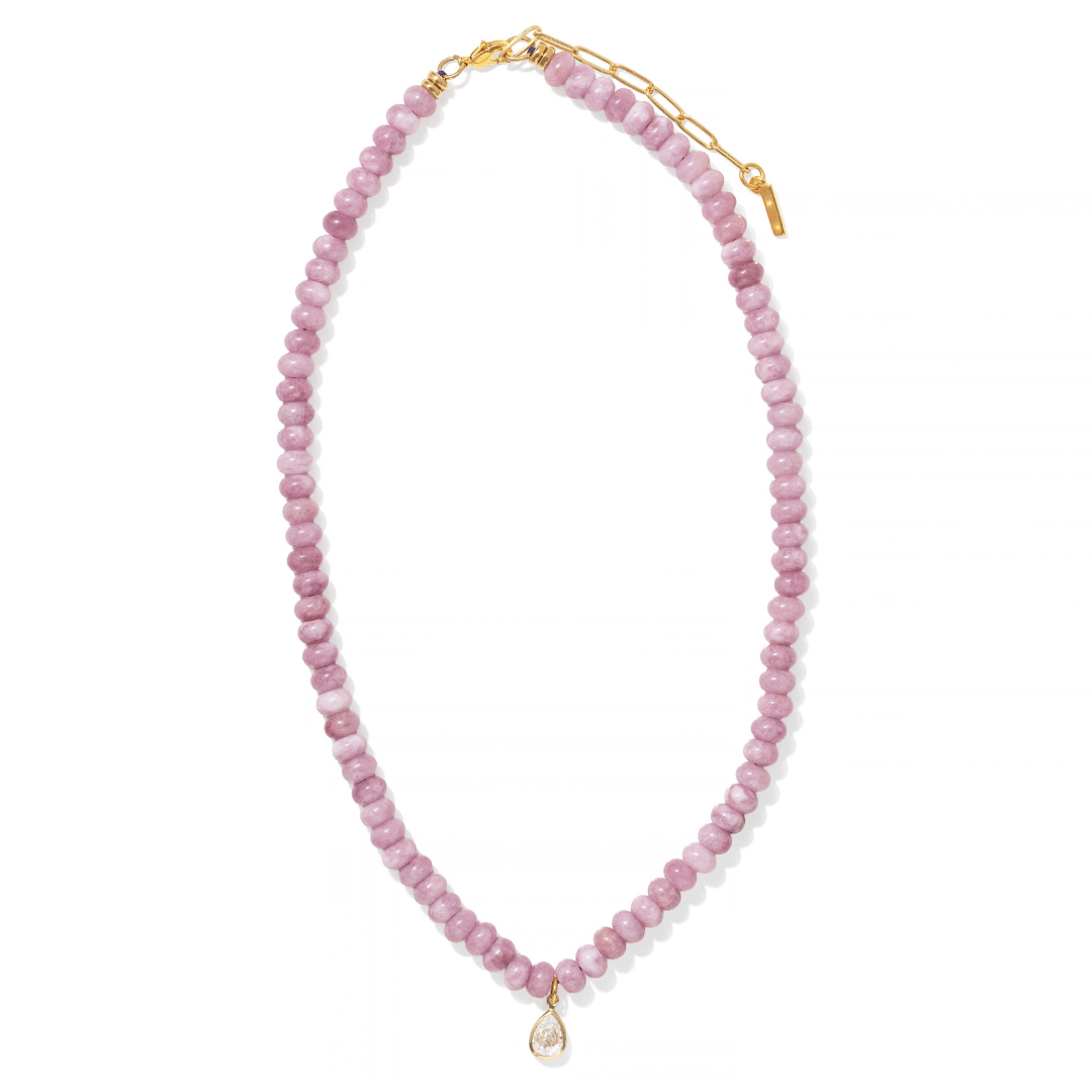 Sakura Jasper Gaia Necklace - COLLARES - Malandra Jewelry - TC2692
