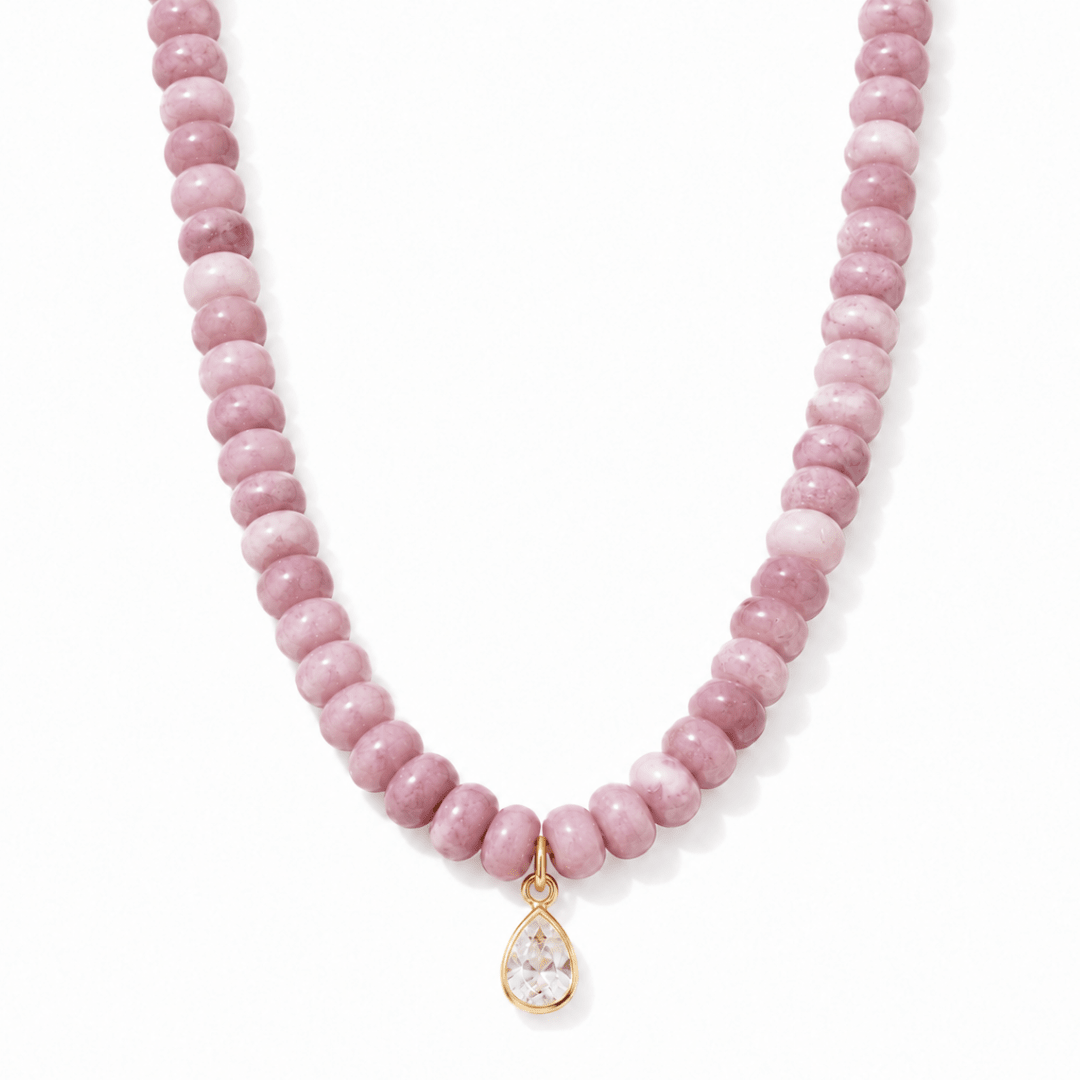 Sakura Jasper Gaia Necklace - COLLARES - Malandra Jewelry - TC2692