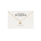 SAN BENITO PEARL DROP NECKLACE - COLLARES - Malandra Jewelry - FBC453