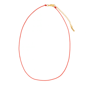 Scarlet Cord Necklace - COLLARES - Malandra Jewelry - TC2685