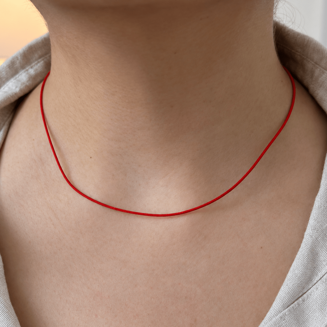 Scarlet Cord Necklace - COLLARES - Malandra Jewelry - TC2685