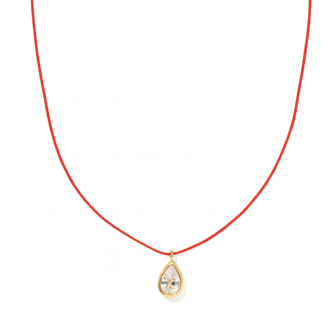 Scarlet Golden Drop Necklace - COLLARES - Malandra Jewelry - TC2689