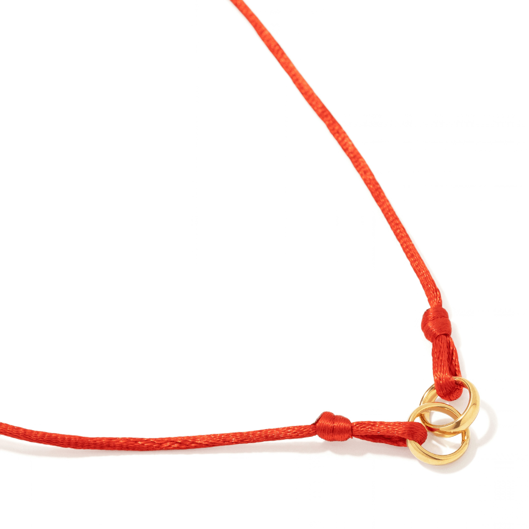 Scarlet Interlock Necklace - COLLARES - Malandra Jewelry - TC2684