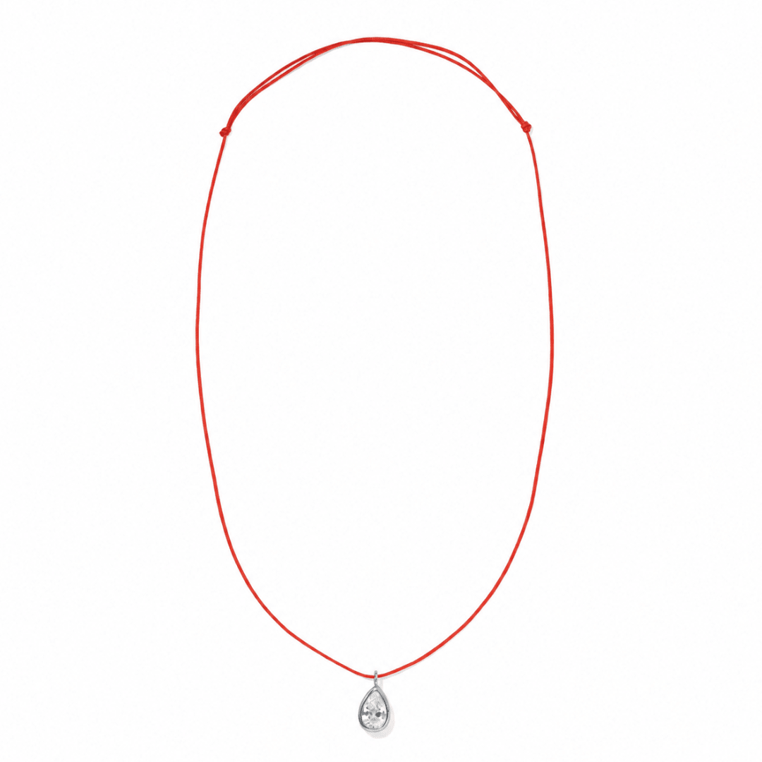 Scarlet Silver Drop Necklace - COLLARES - Malandra Jewelry - TC2690
