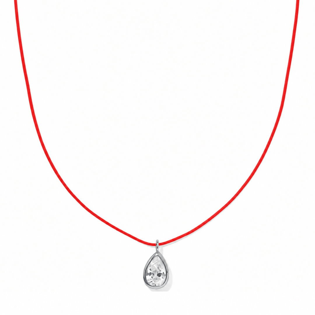Scarlet Silver Drop Necklace - COLLARES - Malandra Jewelry - TC2690