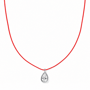 Scarlet Silver Drop Necklace - COLLARES - Malandra Jewelry - TC2690