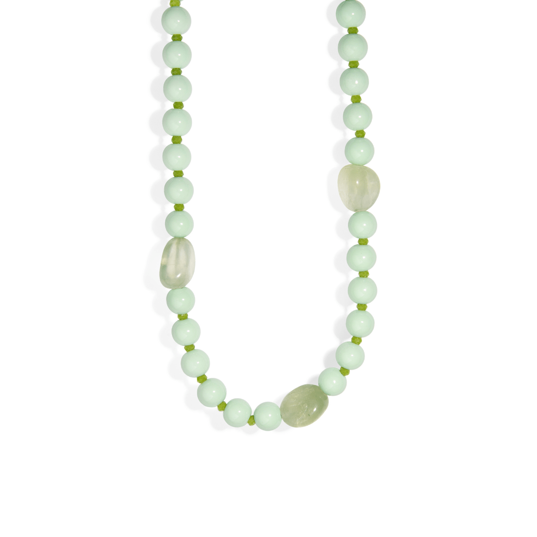 SEAFOAM GLOW SUMMER NECKLACE - COLLARES - Malandra Jewelry - TC1971