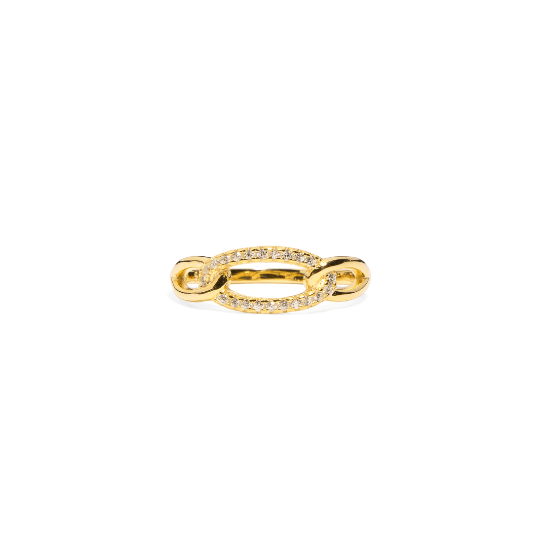 SERENA ETERNAL CHAIN RING - ANILLOS - Malandra Jewelry - EAWR88.6 - M240824000031
