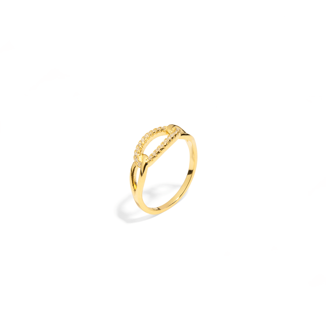 SERENA ETERNAL CHAIN RING - ANILLOS - Malandra Jewelry - EAWR88.6 - M240824000031