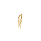 SERENA GOLDEN DANGLE EARRING - ARETES - Malandra Jewelry - EAWA104 - M230828001296