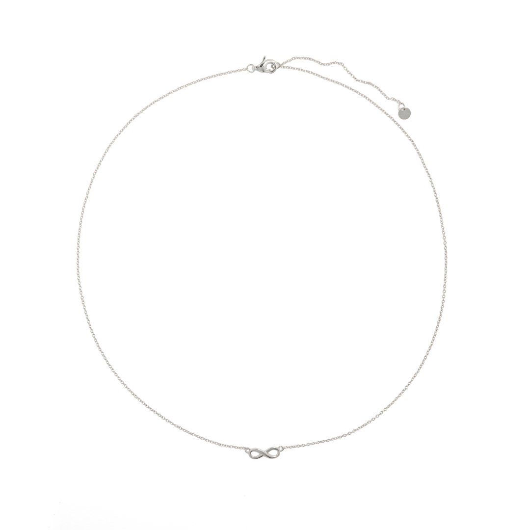 SERENA INFINITY SILVER NECKLACE - COLLARES - Malandra Jewelry - EAWC25.P-AAE030-3