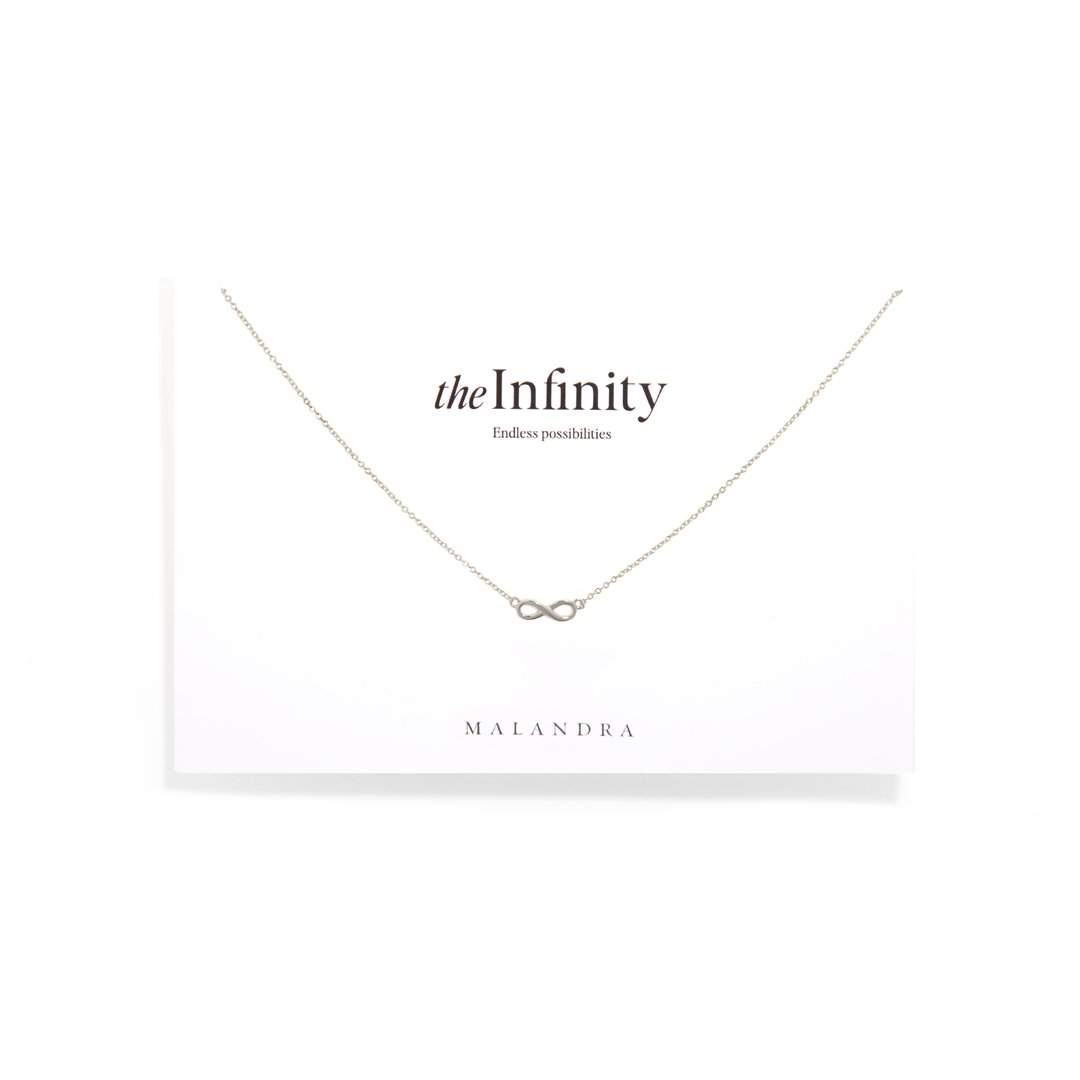 SERENA INFINITY SILVER NECKLACE - COLLARES - Malandra Jewelry - EAWC25.P-AAE030-3