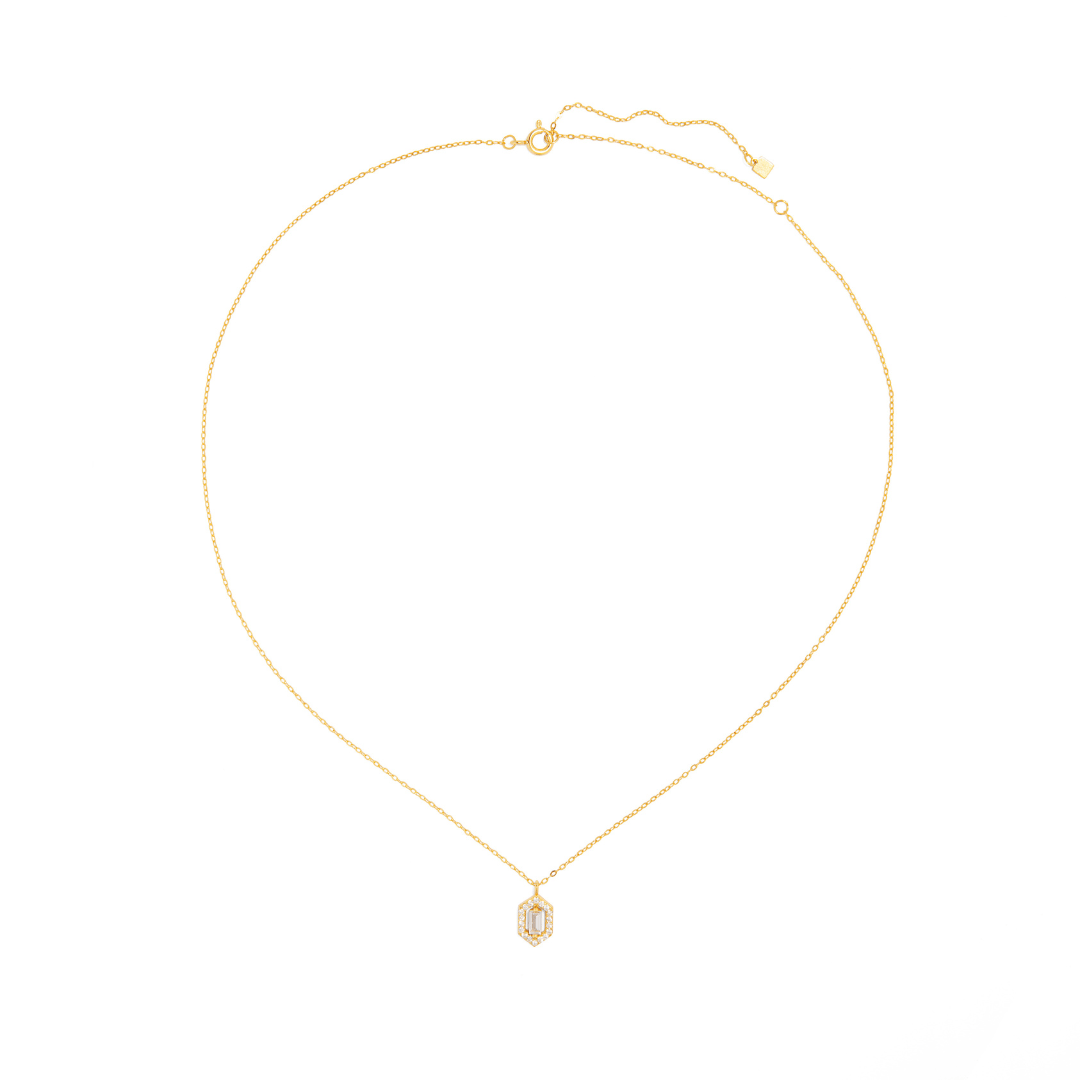 SERENA LUX HEXA NECKLACE - COLLARES - Malandra Jewelry - EAWC95 - MMN385