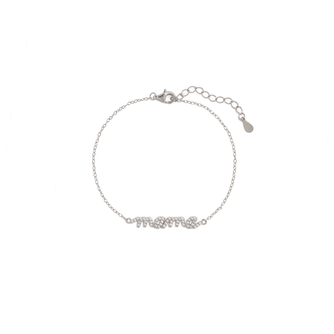 SERENA MOM SPARK SILVER BRACELET - PULSERAS - Malandra Jewelry - ERP52.P-G60600291782A