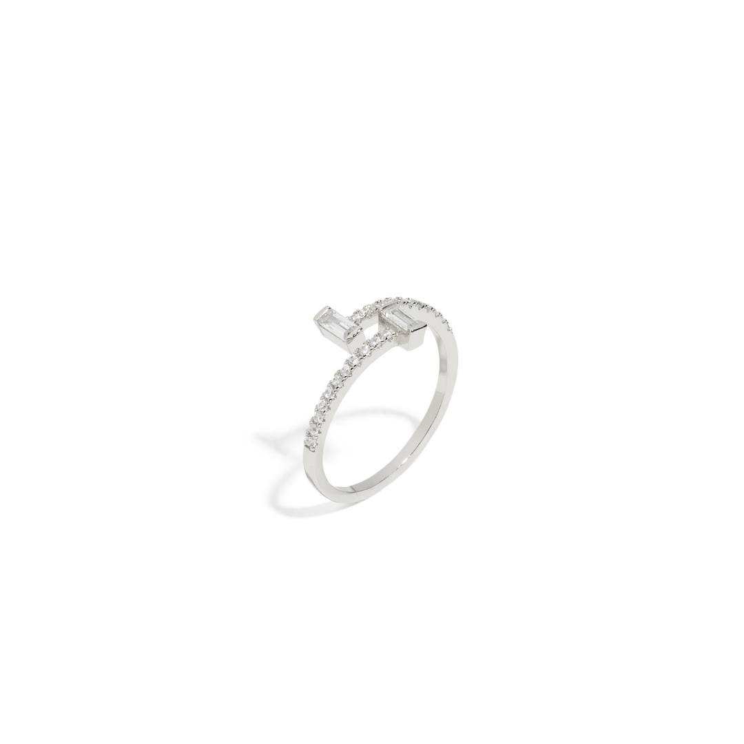 SERENA SILVER LUXE RING - ANILLOS - Malandra Jewelry - ERR140 - 60106661306A