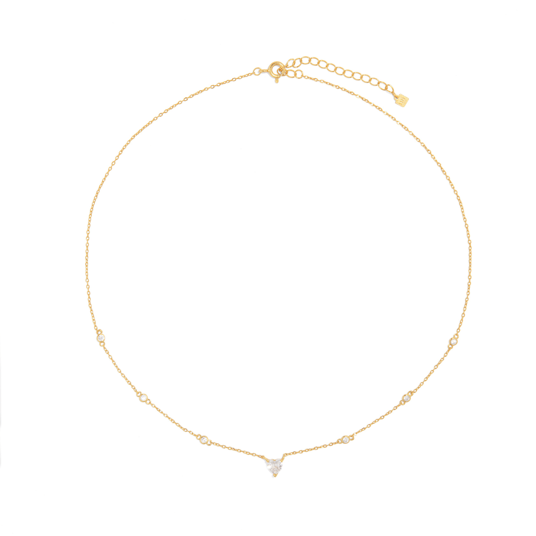 SERENA SPARK LOVE NECKLACE - COLLARES - Malandra Jewelry - EAWC94 - MMN575