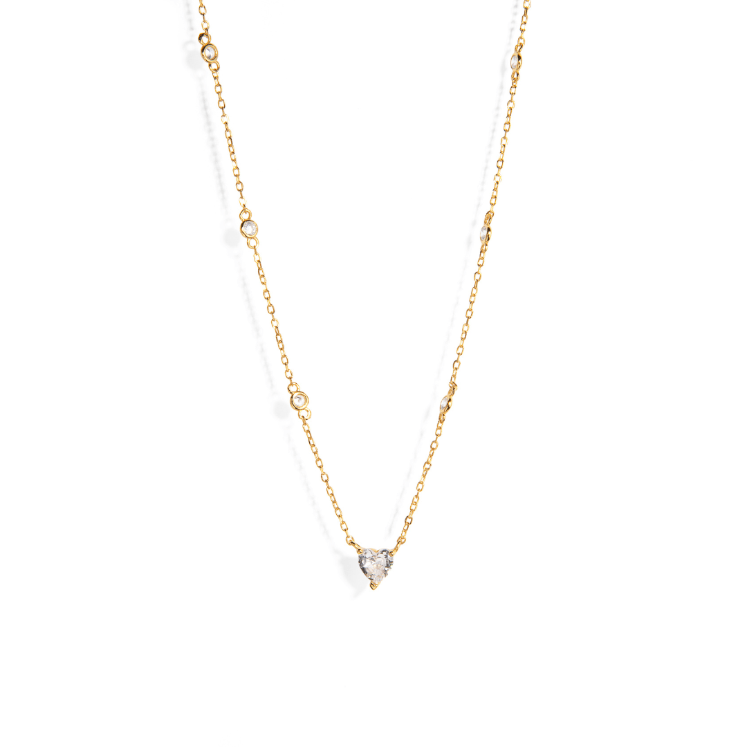 SERENA SPARK LOVE NECKLACE - COLLARES - Malandra Jewelry - EAWC94 - MMN575