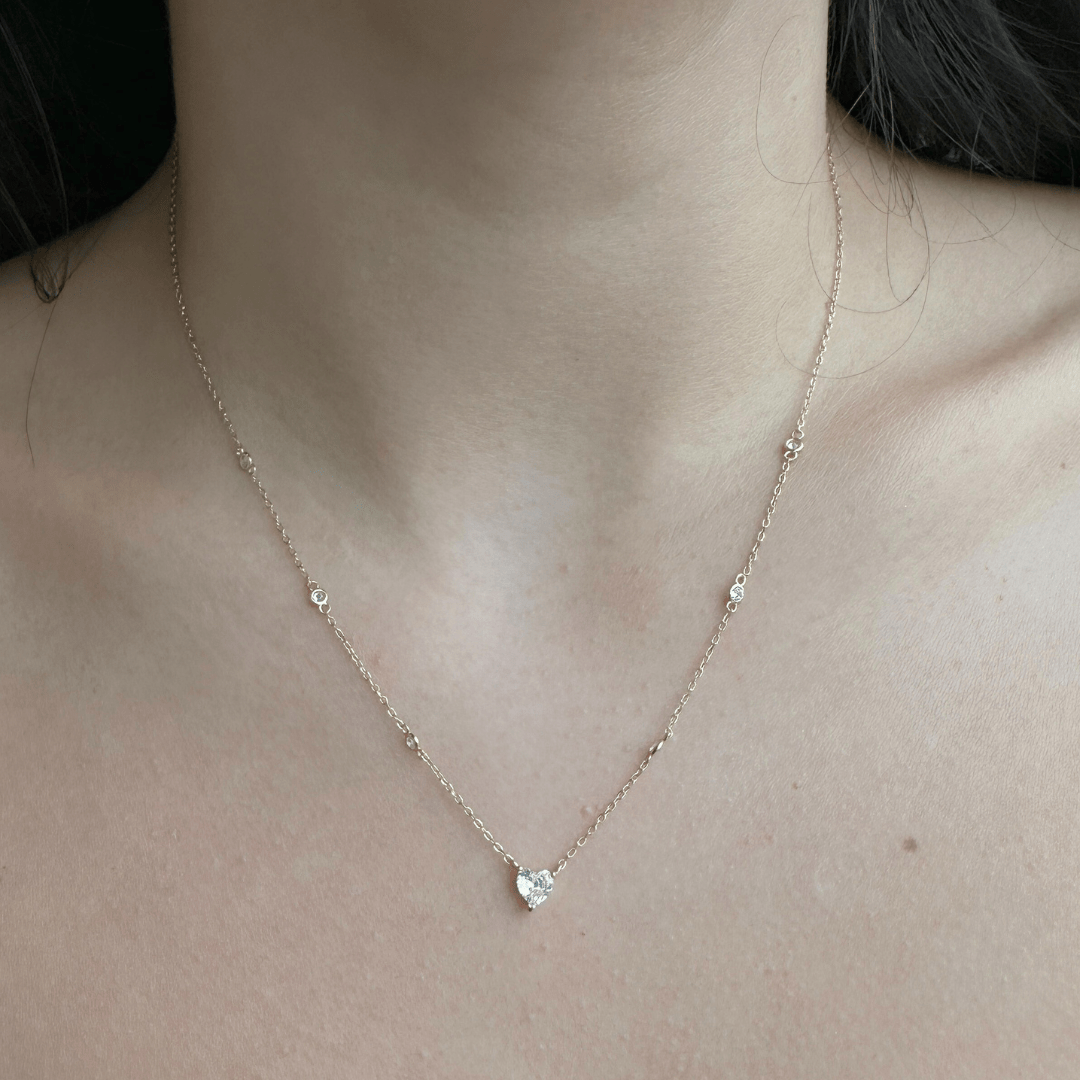 SERENA SPARK LOVE NECKLACE - COLLARES - Malandra Jewelry - EAWC94 - MMN575