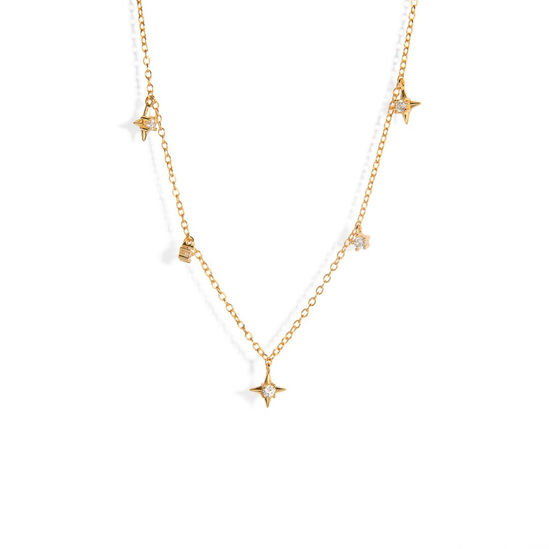 SERENA STELLAR NECKLACE - COLLARES - Malandra Jewelry - ERC97 - 60307922044C