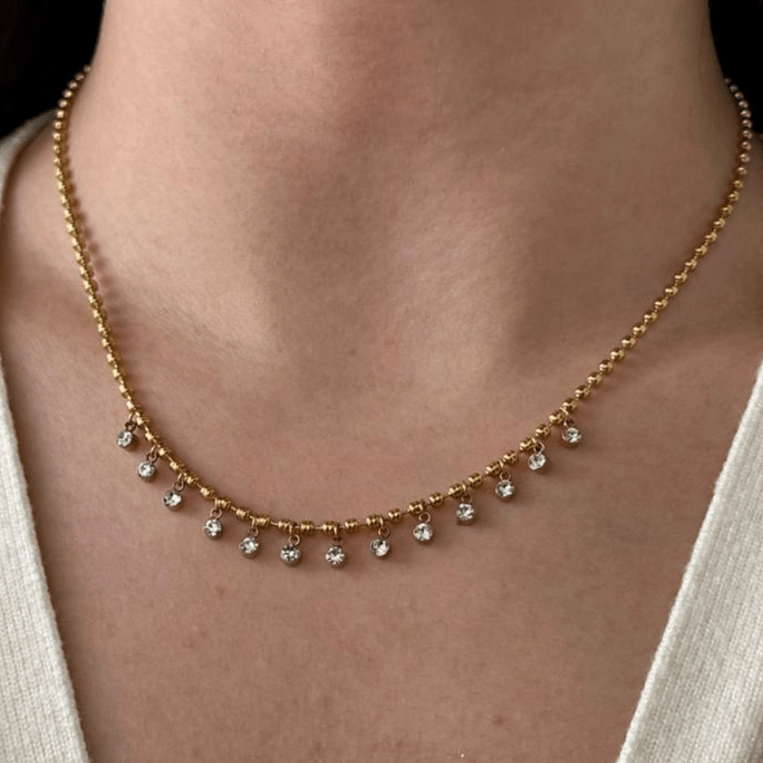 SHIMMER DROP NECKLACE - COLLARES - Malandra Jewelry - EUWC337-JDN0109014