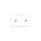 SHINY CIRCLE STUDS LARGE - ARETES - Malandra Jewelry - ZWA37.P - QX00865YX