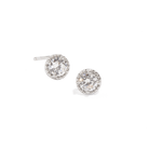 SHINY CIRCLE STUDS LARGE - ARETES - Malandra Jewelry - ZWA37.P - QX00865YX