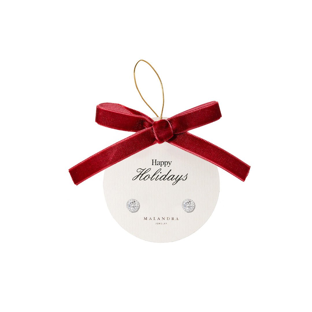 SHINY CIRCLE STUDS SMALL - ARETES - Malandra Jewelry - ZWA53.P-QX00865YX