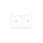SHINY CRYSTAL SNOW STUDS - ARETES - Malandra Jewelry - ZWA50.B - QX05454Y