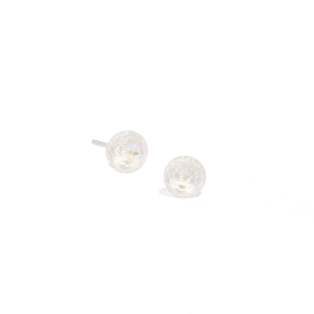 SHINY CRYSTAL SNOW STUDS - ARETES - Malandra Jewelry - ZWA50.B - QX05454Y