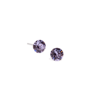SHINY CRYSTAL VIOLET STUDS - ARETES - Malandra Jewelry - ZWA49.M - QX05454Y