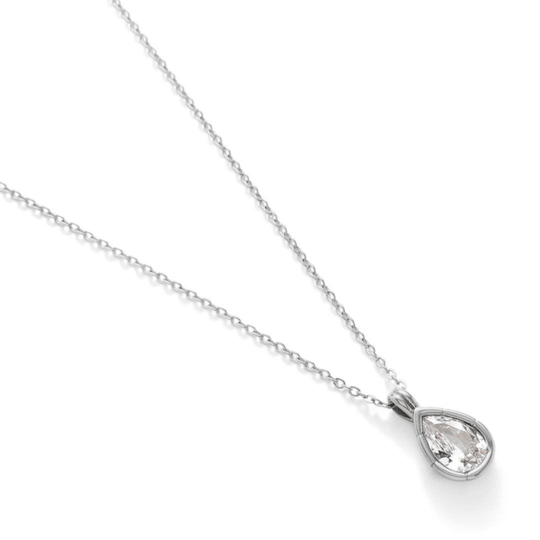Silver Allure Drop Necklace - COLLARES - Malandra Jewelry - EUWC605.P-JDN0104306-1-S