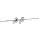 SILVER ALLURE HOOPS - ARETES - Malandra Jewelry - ZWA71.P - QX02472