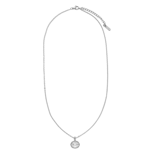 Silver Allure Oval Necklace - COLLARES - Malandra Jewelry - EUWC603.P-JDN0104306-3-S