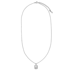 Silver Allure Rectangle Necklace - COLLARES - Malandra Jewelry - EUWC602.P-JDN0104306-4-S