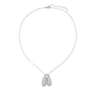 SILVER BALLOON SPARK LETTER NECKLACE - COLLARES - Malandra Jewelry - EFLC1.A - nkeq71