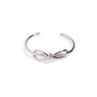SILVER BOW CUFF - PULSERAS - Malandra Jewelry - EVFP12.P-BBR0238CR