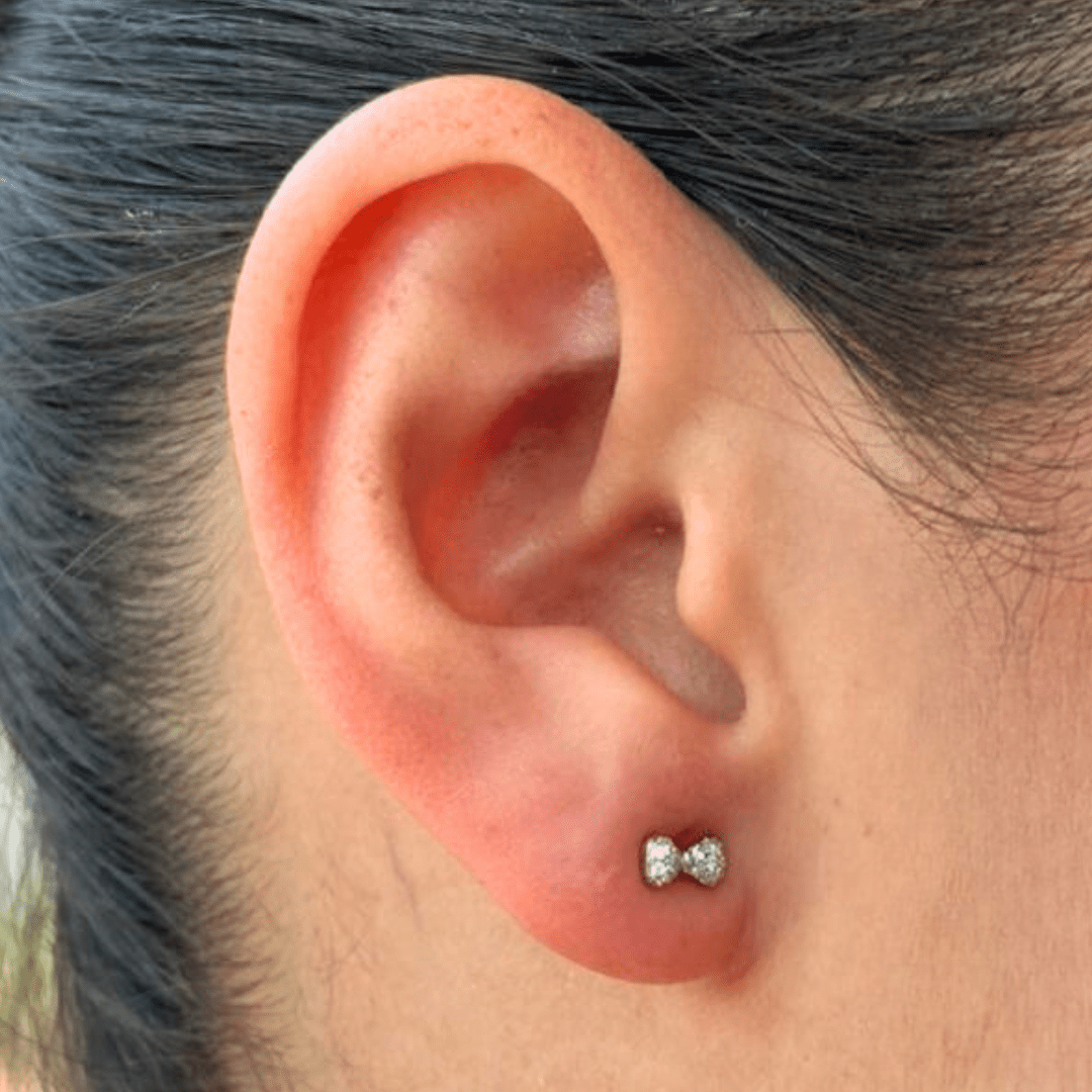 SILVER BOW LUX GIFT SET - ARETES - Malandra Jewelry - ZWA92.P-QX01161Y