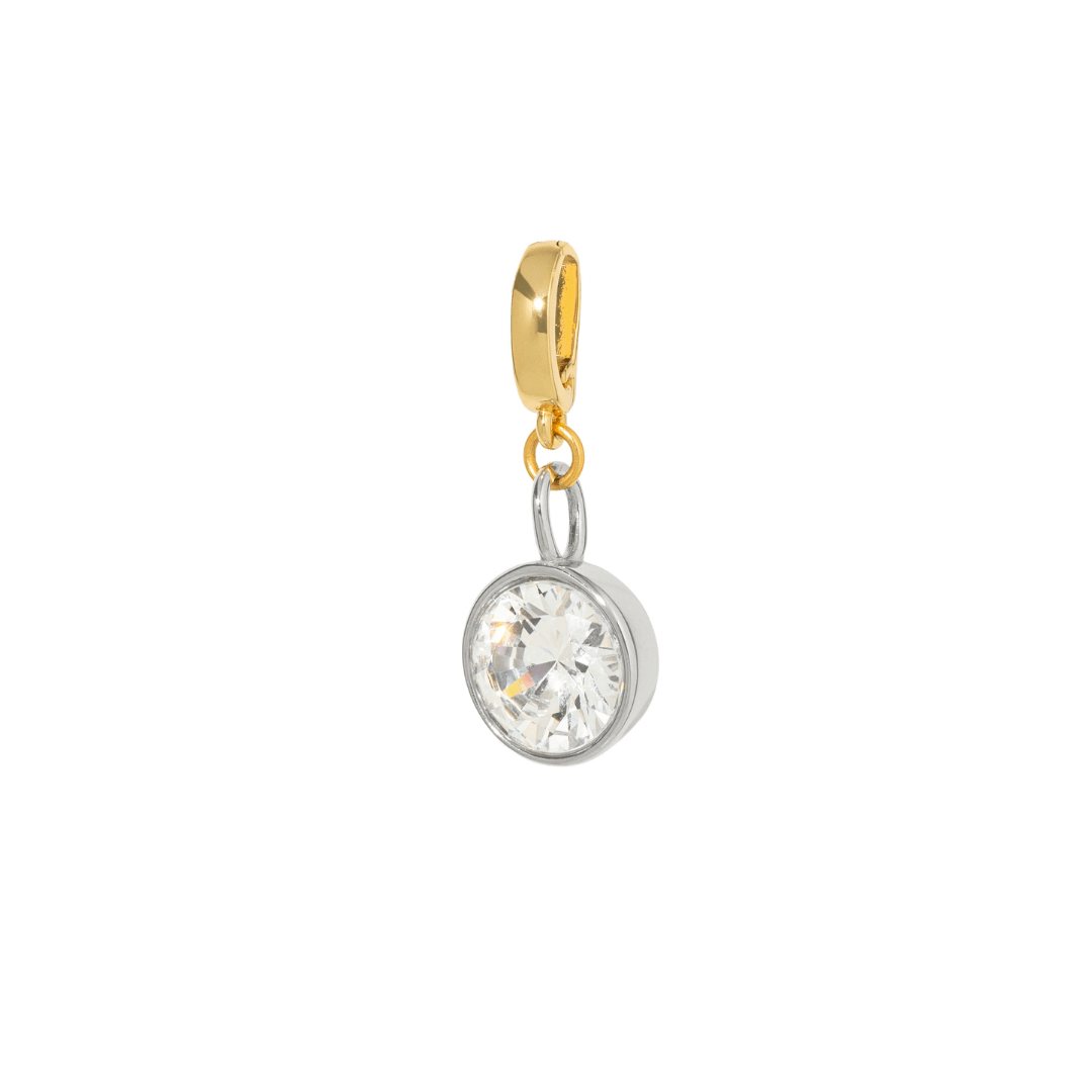 Silver Circle Charm - DIJES - Malandra Jewelry - TD2661