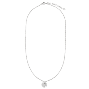 SILVER CIRCLE CUSTOM NECKLACE - COLLARES GRABADOS - Malandra Jewelry - LJC1.P-JT-N2830