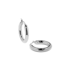 SILVER CLASSIC HOOPS - ARETES - Malandra Jewelry - AA1555.P - B61652