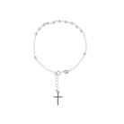 SILVER CROSS BRACELET - PULSERAS - Malandra Jewelry - TPP1