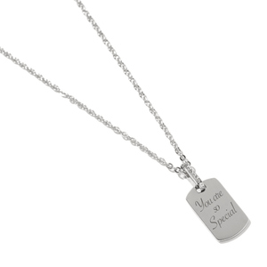 SILVER CUSTOM TAG NECKLACE - COLLARES GRABADOS - Malandra Jewelry - LJC3.P-JT-N3092